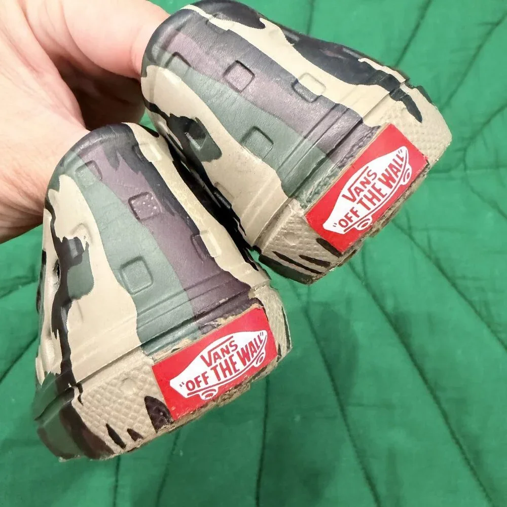 Vans Toddlers 4 Camo Slip-On Trek Shoes
